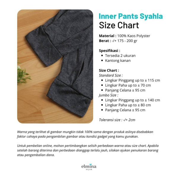 Elmina Hijab - Inner Pants Syahla (Jumbo) - Image 9