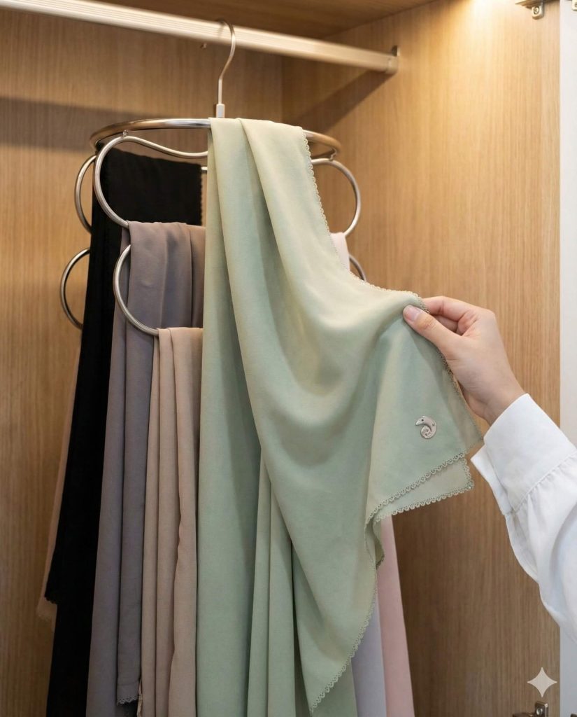 Teknik Gantung Tanpa Jepit (The Drape Method)