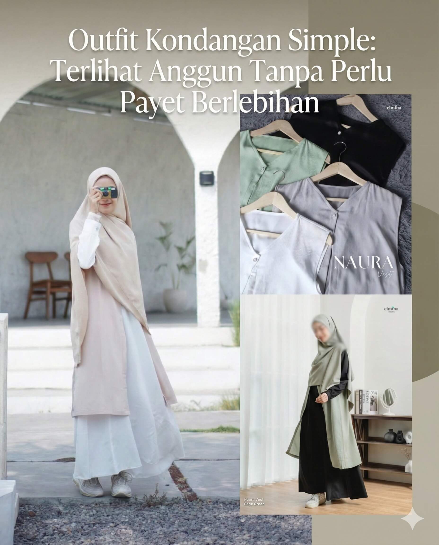 Outfit Kondangan Simple: Terlihat Anggun Tanpa Perlu Payet Berlebihan