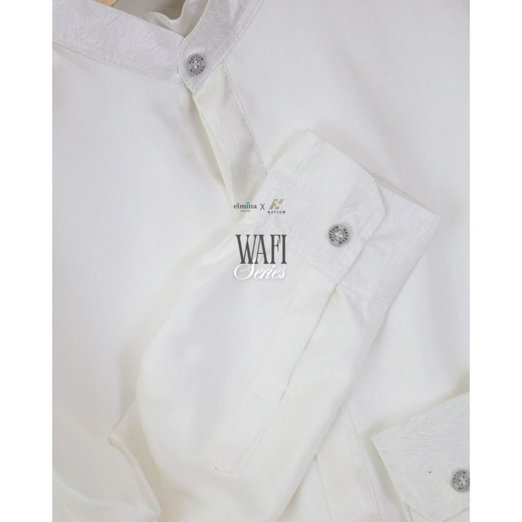 Elmina Hijab - Sarimbit Wafi Series Off White - Image 5